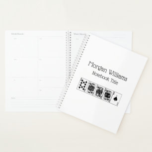 Casino Night Poker Royal Straight Flush Spades Planner