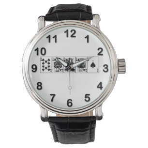 Casino Night Poker Royal Straight Flush Spades Watch