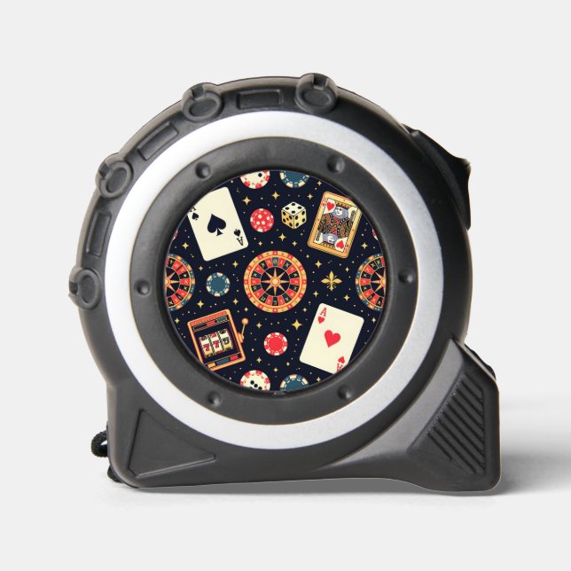 Casino pattern theme on black 1 (Front)