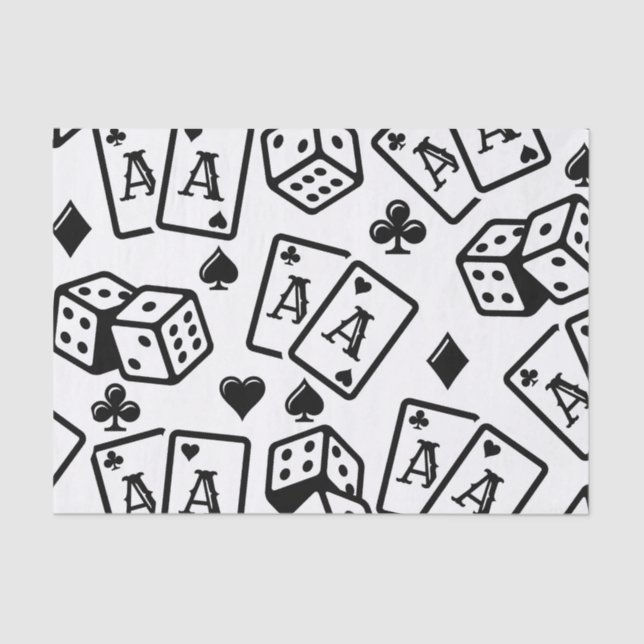 Casino Pattern Tissue Paper (Front)