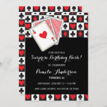 Casino Playing Cards Birthday Invitation<br><div class="desc">Casino Playing Cards Birthday Invitation. Coordinating items available.</div>