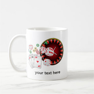 casino, poker, adult item coffee mug