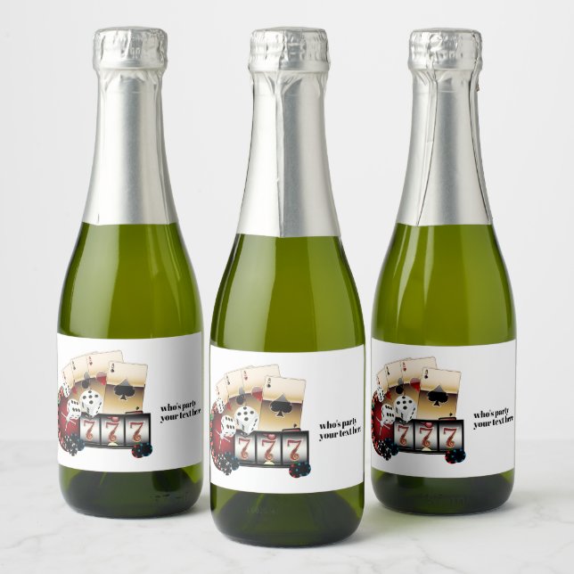 casino, poker, adult, wine,  wine label, sticker (Bottles)