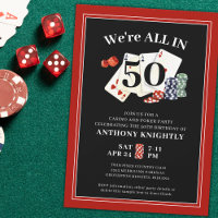 Casino Poker Birthday Party Any Age