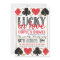 Casino Poker Bridal Couple's Shower Invitation