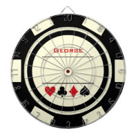 Casino Poker Chip Black Off-White Vegas