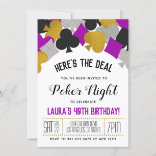 Casino Poker Invitation
