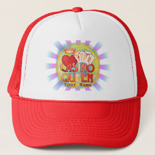Casino Queen Blue Trucker Hat