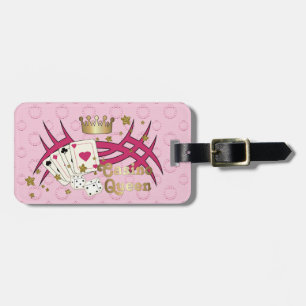 Casino Queen - Customise Luggage Tag