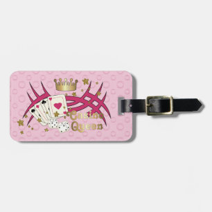 Casino Queen Luggage Tag