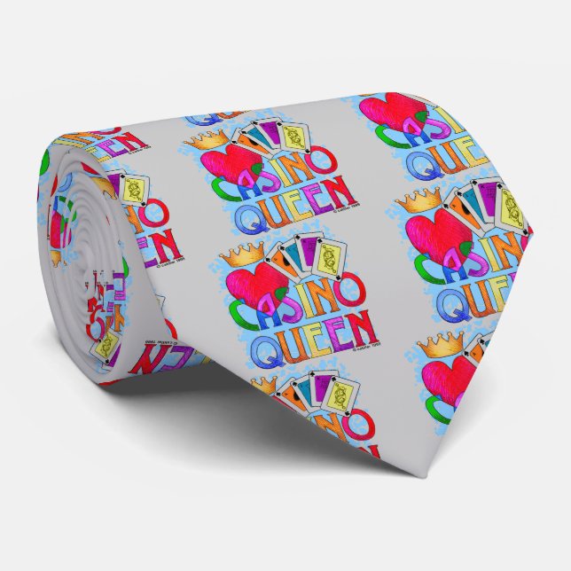 Casino Queen Tie (Rolled)