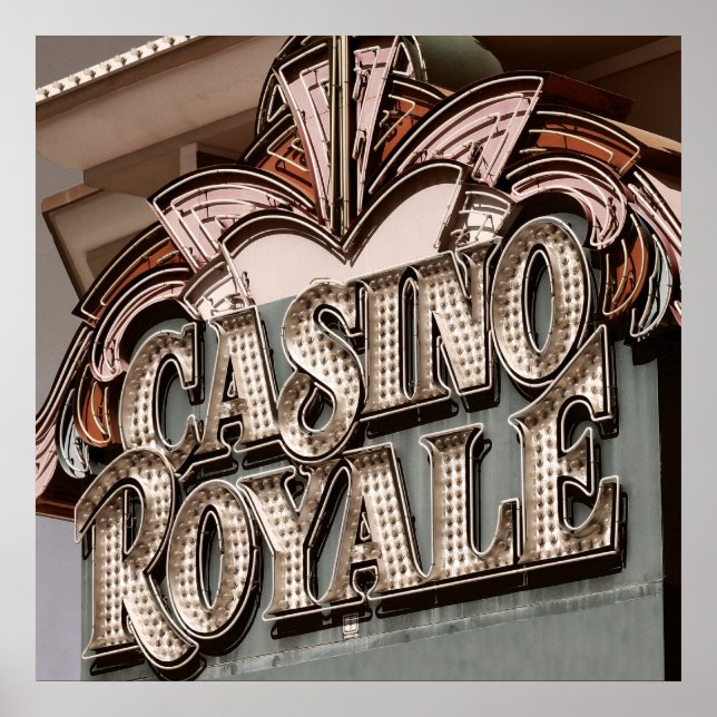 Casino Royale Las Vegas Retro Poster (Front)