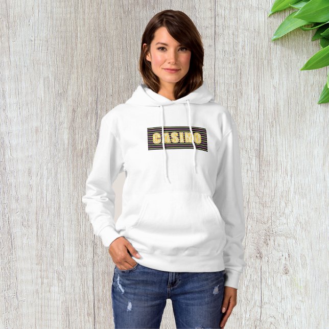 Casino Sign with Neon Polka Dot Letters Hoodie (Creator Uploaded)