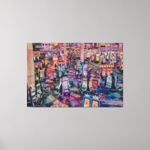 Casino Slot Machines  Canvas Print