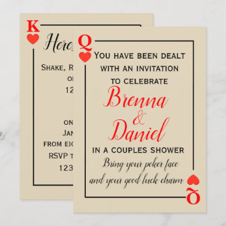 Casino Theme Invitation