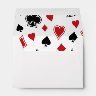 Casino Theme Las Vegas Wedding Envelopes