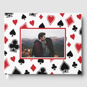 Casino Theme Las Vegas Wedding Guest Book