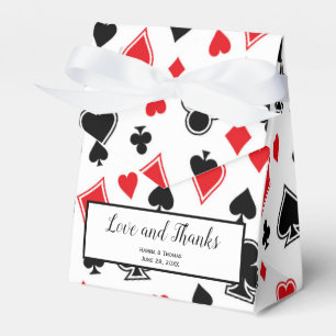 Casino Theme Las Vegas Wedding Thank You Favour Box