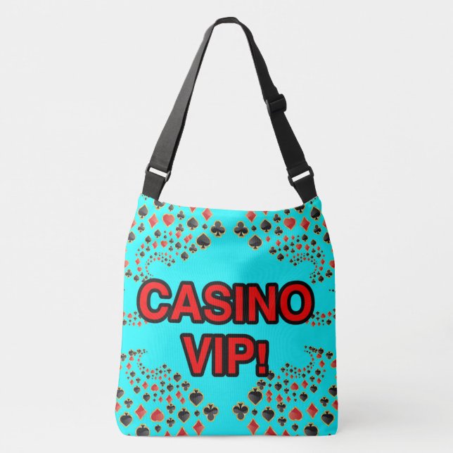 CASINO VIP Designed By CBDOilPrincess  Crossbody Bag (Front)