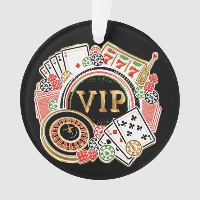 Casino VIP  Ornament (Front)