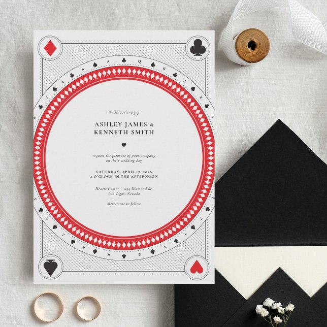 Casino Wedding Invite by Origami Prints (Creator Uploaded)