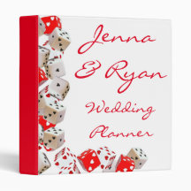 Casino Wedding Planner or Recipe Bridal Gift