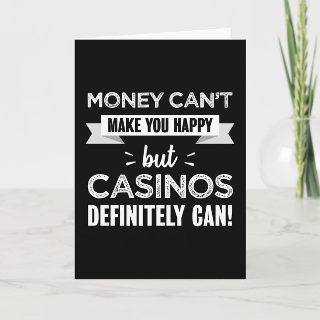 Casinos make you happy gift card (Front)