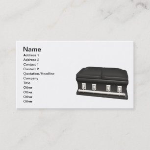 CASKET BUSINESS CARD