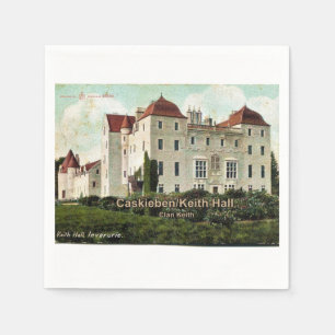Caskieben Castle/Keith Hall, Clan Keith Napkin