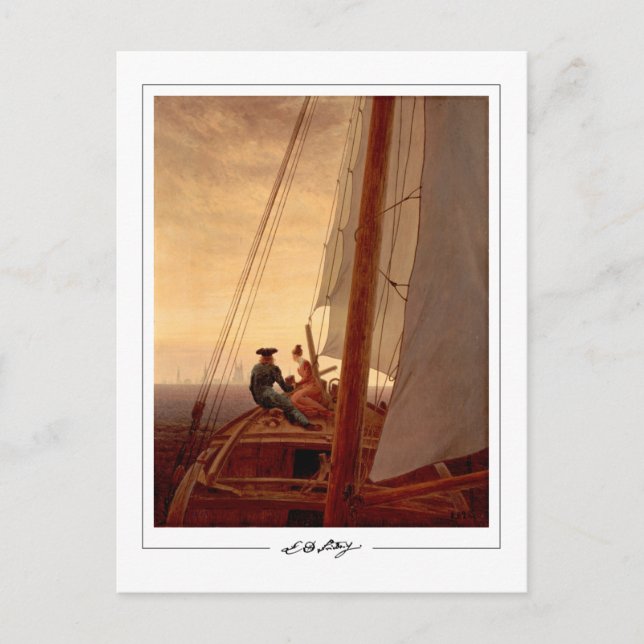 Caspar David Friedrich #141 - Fine Art Postcard (Front)