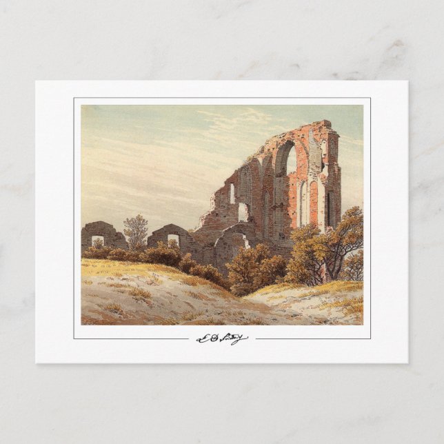 Caspar David Friedrich #16 - Fine Art Postcard (Front)