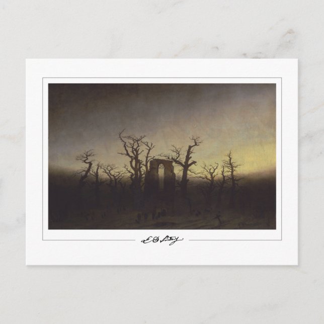 Caspar David Friedrich #18 - Fine Art Postcard (Front)