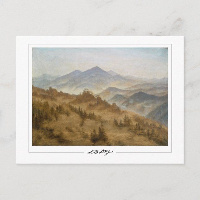 Caspar David Friedrich #25 - Fine Art Postcard (Front)