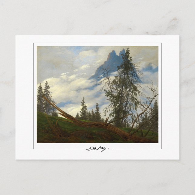 Caspar David Friedrich #9 - Fine Art Postcard (Front)