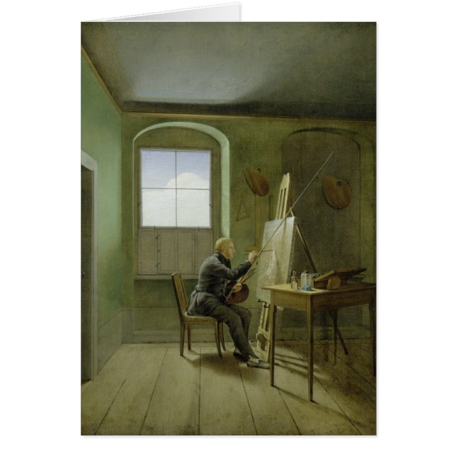 Caspar David Friedrich  in his studio, 1811 (Front)