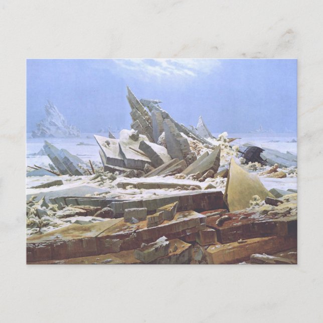 Caspar David Friedrich - The Polar Sea Postcard (Front)