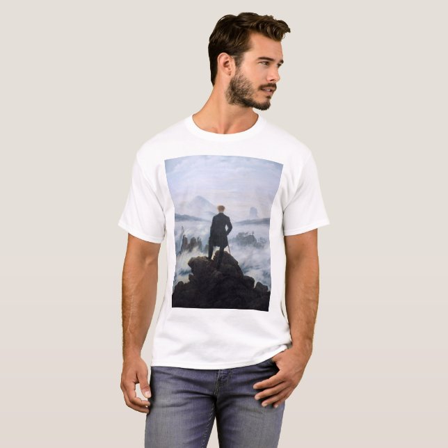CASPAR DAVID FRIEDRICH - Wanderer above the sea T-Shirt (Front Full)