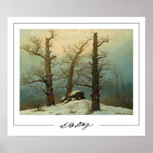 Caspar David Friedrich Zedign Art Poster #6