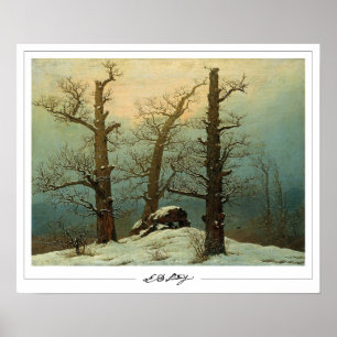 Caspar David Friedrich Zedign Art Poster #6