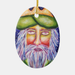 "Caspar" Three Kings Christmas Art Ceramic Tree Decoration