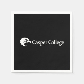 Casper College Text Logo Napkin