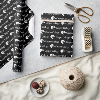 Casper College Text Logo Wrapping Paper
