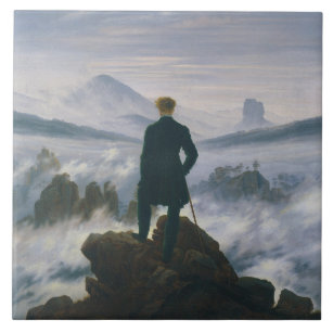 Casper Friedrich The Wanderer Above the Sea of Fog Tile