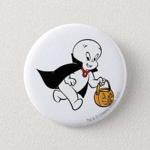 Casper in Vampire Costume 6 Cm Round Badge