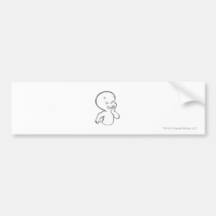 Casper Laughing Bumper Sticker