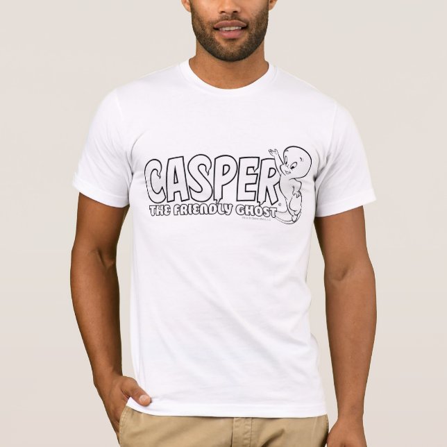 Casper the Friendly Ghost Logo 2 T-Shirt (Front)
