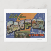 Casper, Wyoming - Large Letter Scenes