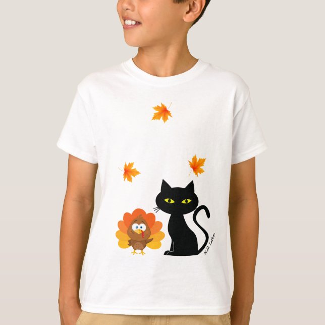 Casper's First Thanksgiving Children's T-Shirt (Front)