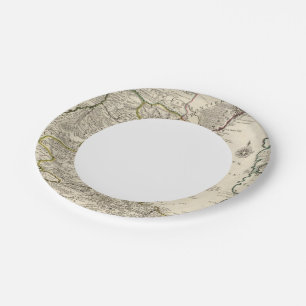 Caspian Sea Region Paper Plate