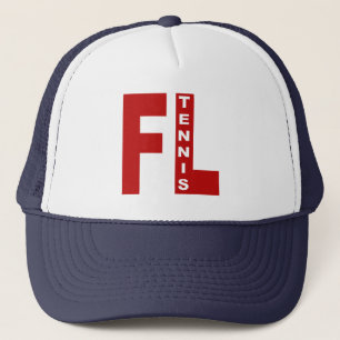 Casquette trucker blanc marine FLORIDA TENNIS Trucker Hat